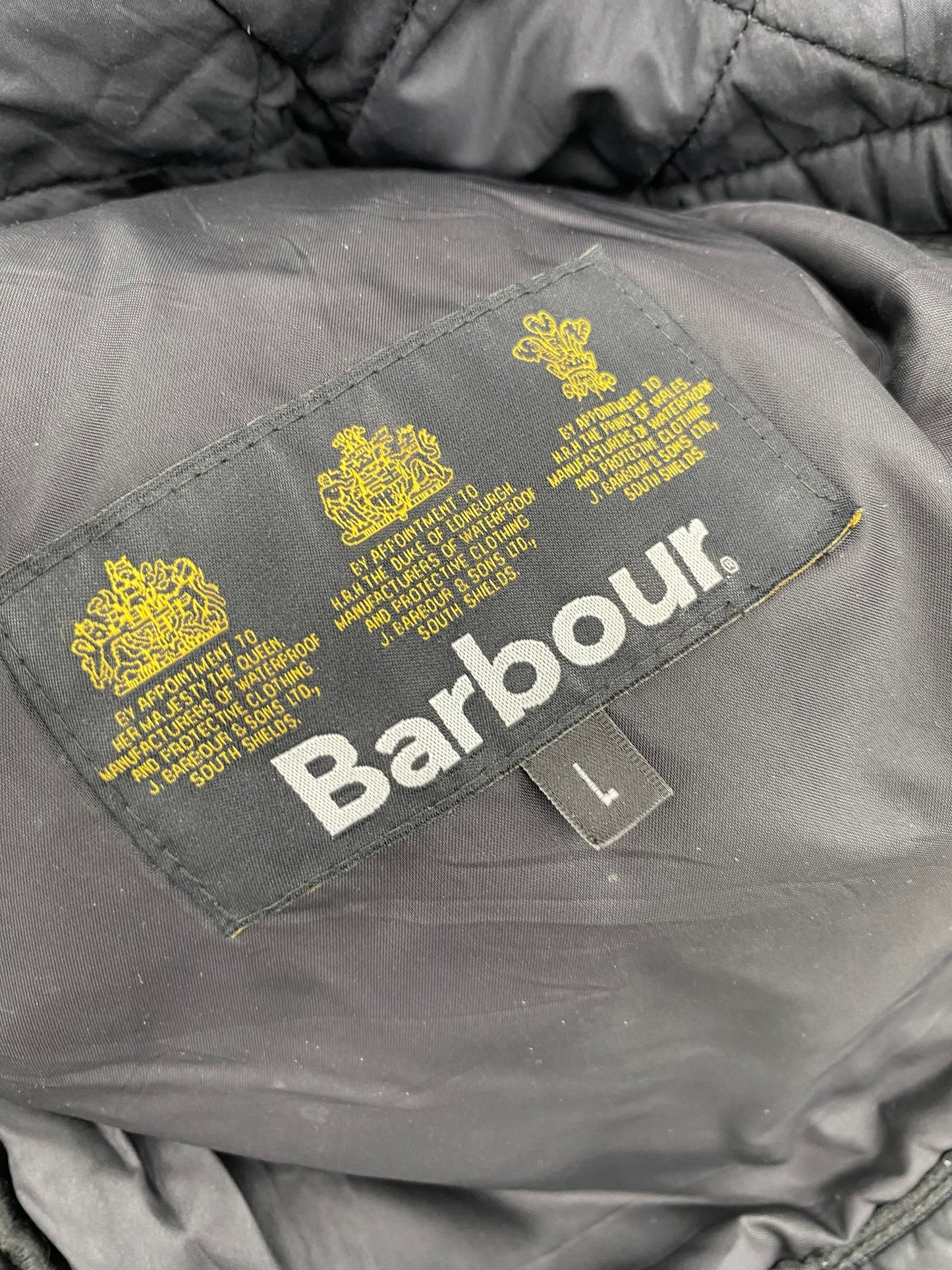 【古着】Barbour Quilt Jacket L