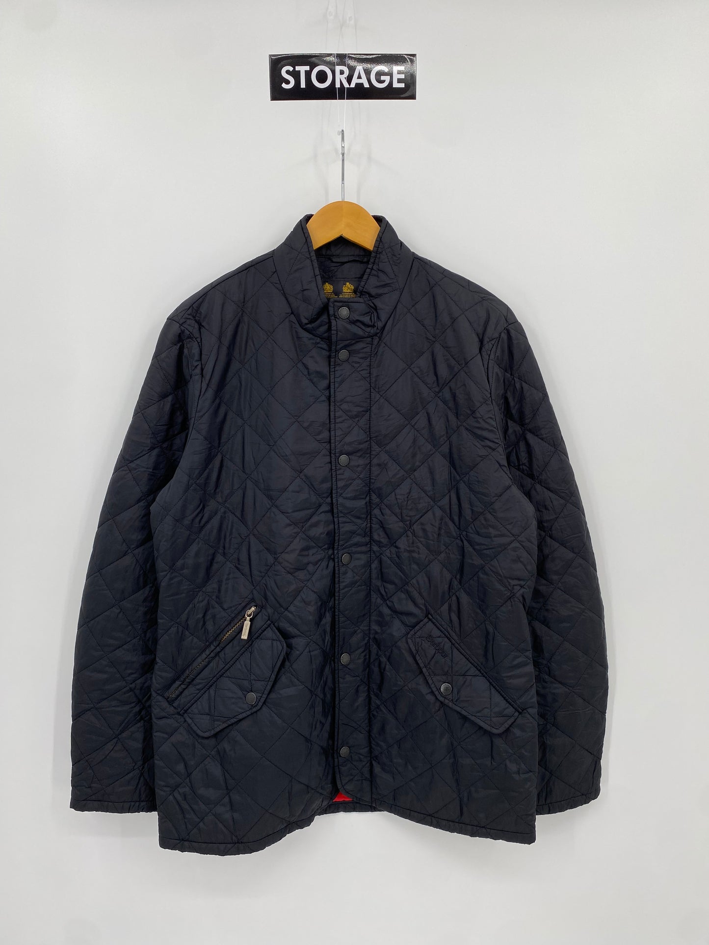 【古着】Barbour Fryweight Chelsea Quilt Jacket M