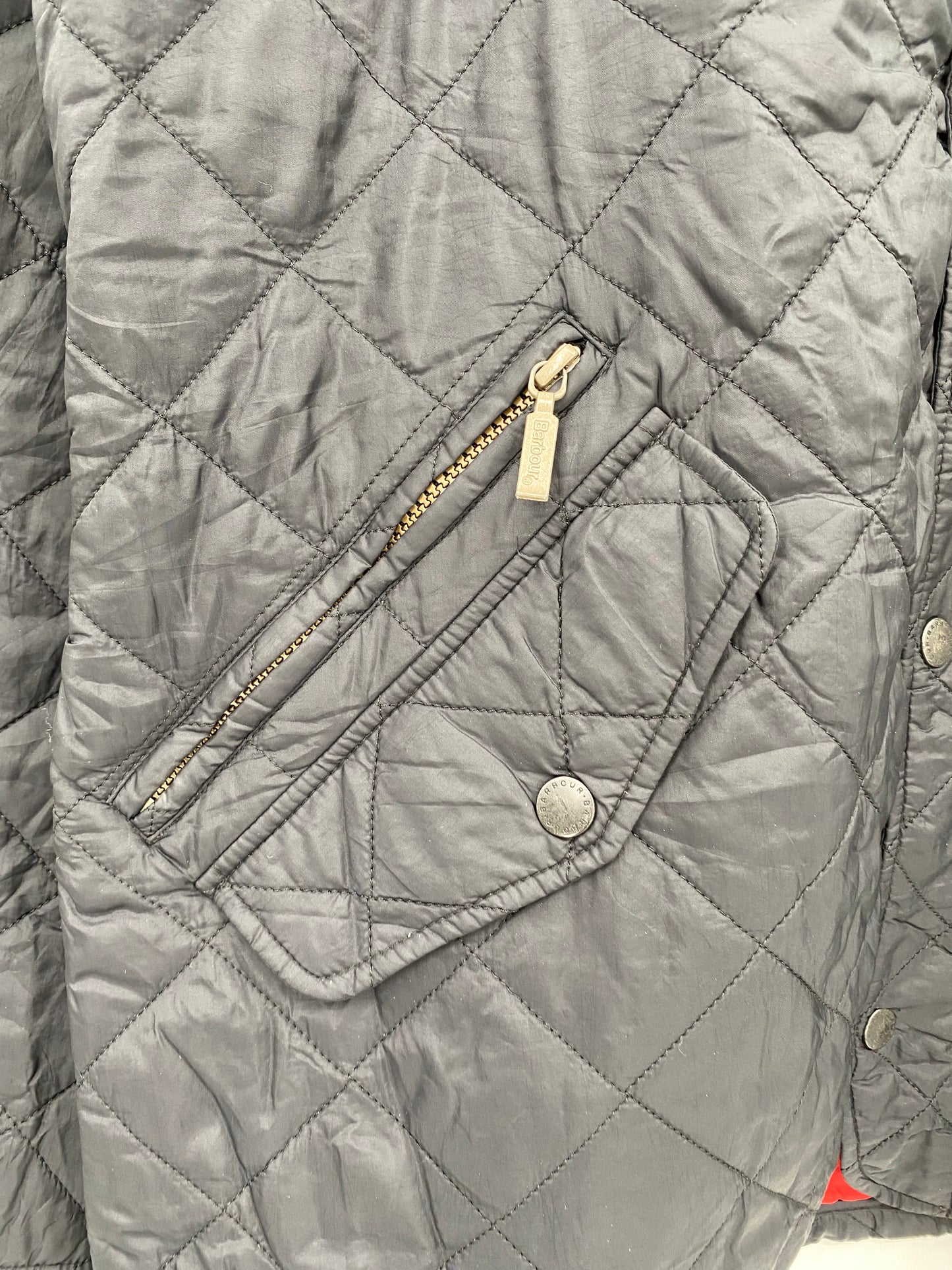 【古着】Barbour Fryweight Chelsea Quilt Jacket M