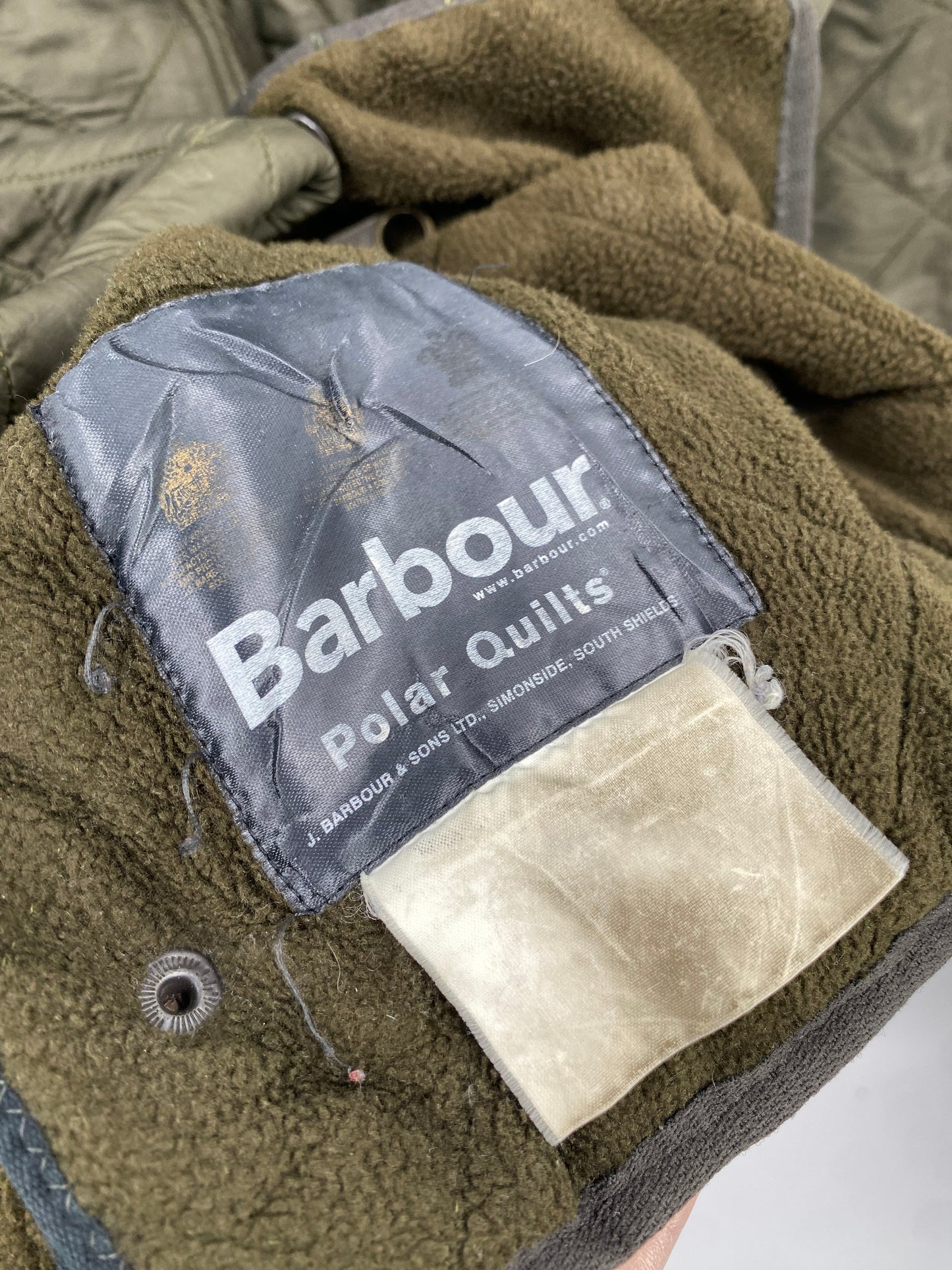 【古着】Barbour Polar Quilt Jacket