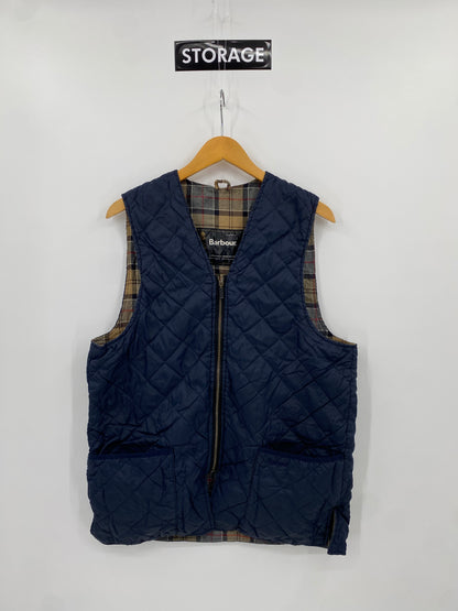 【古着】Barbour WAIST CORT Quilt Vest