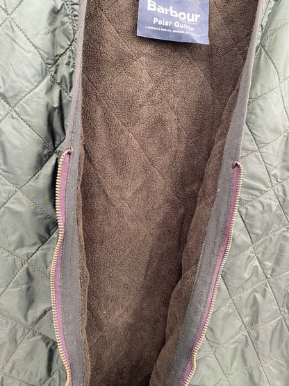 【古着】Barbour Polar Quilts Vest L