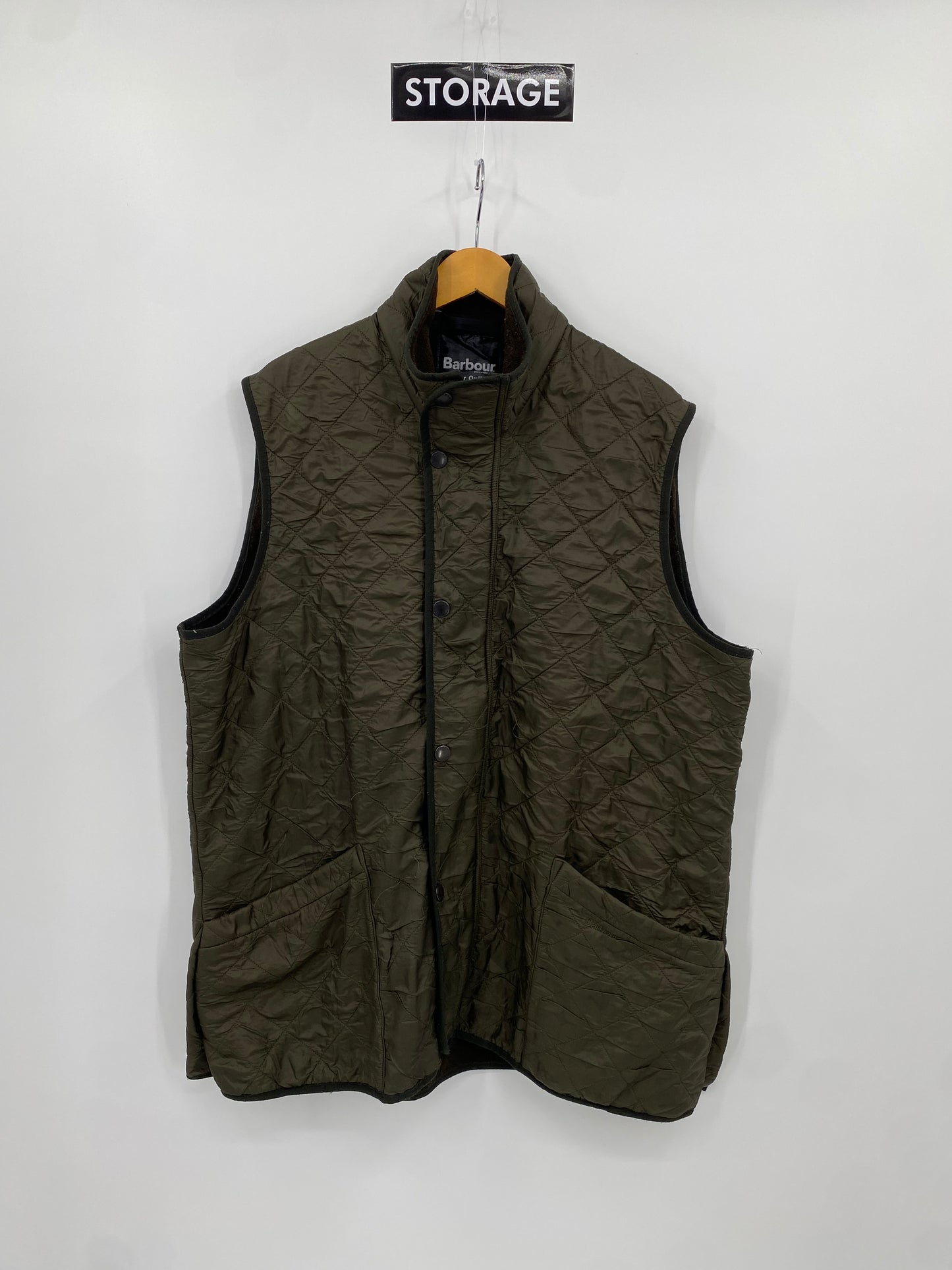 【古着】Barbour Polar Quilts Vest XL