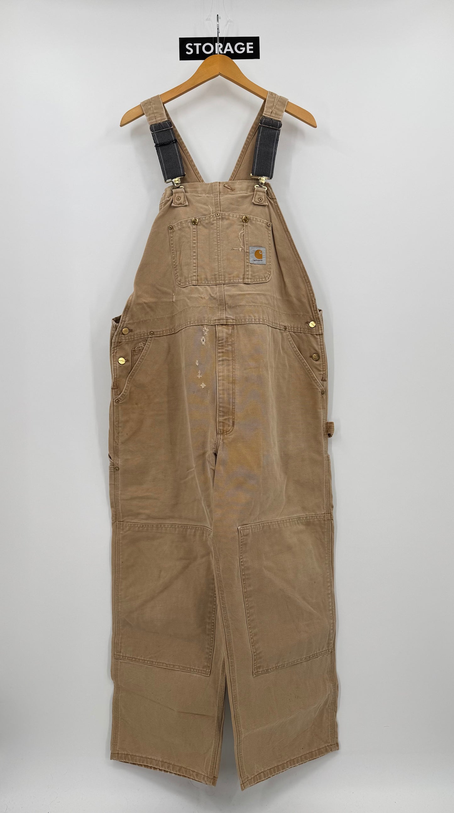 【古着】carhartt BIB OVERALL COTTON DUCK
