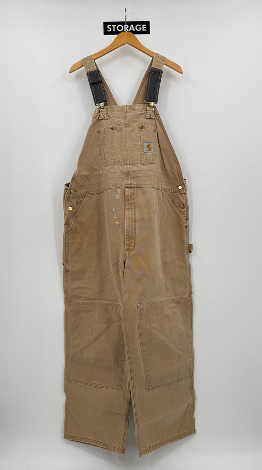 【古着】carhartt BIB OVERALL COTTON DUCK