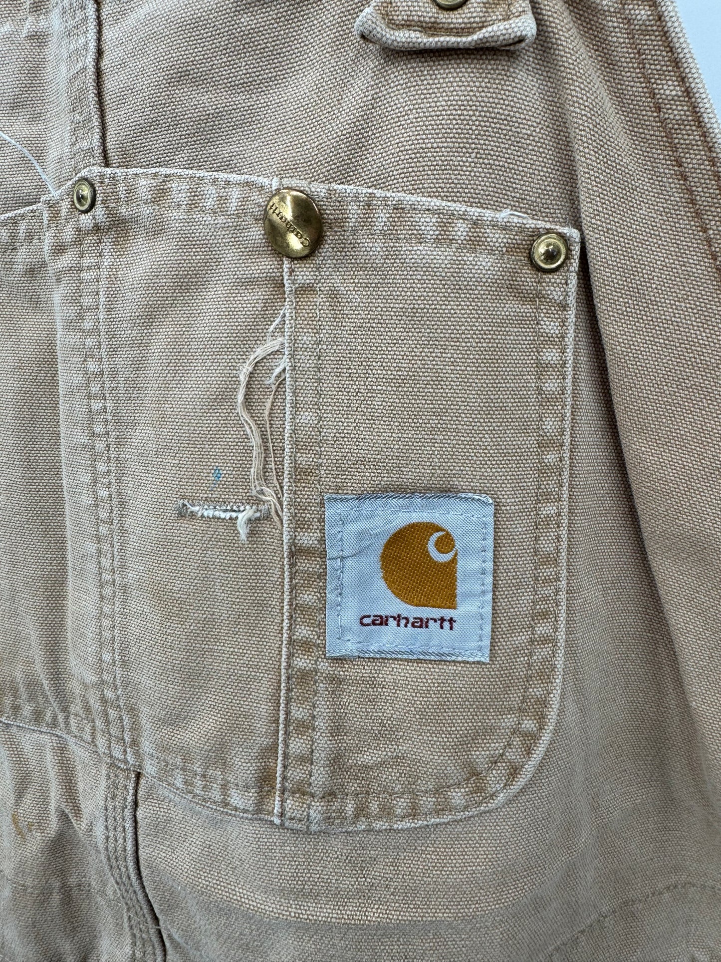 【古着】carhartt BIB OVERALL COTTON DUCK