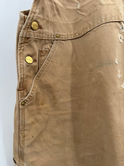 【古着】carhartt BIB OVERALL COTTON DUCK