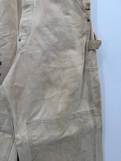 【古着】carhartt BIB OVERALL COTTON DUCK 32/34