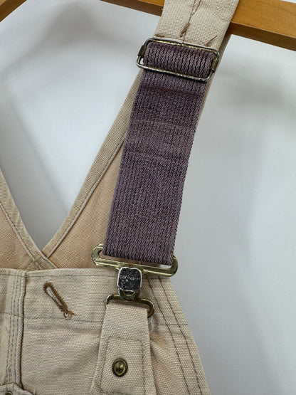 【古着】carhartt BIB OVERALL COTTON DUCK 32/34