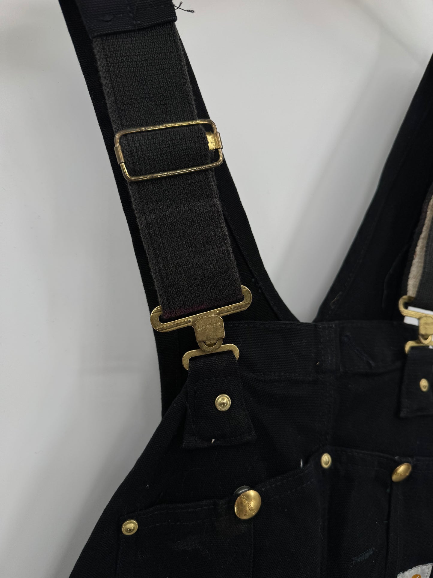 【古着】carhartt BIB OVERALL COTTON DUCK 38/34