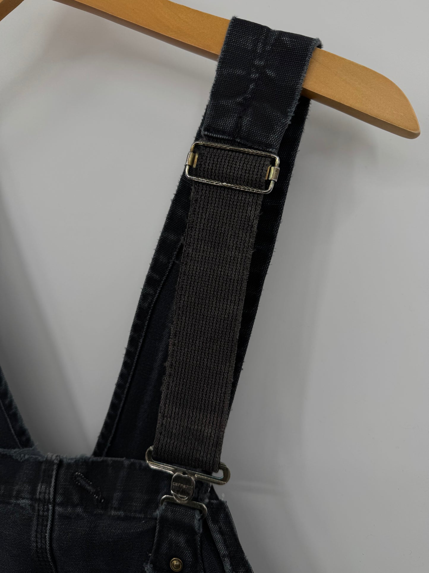 【古着】carhartt BIB OVERALL COTTON DUCK 50/32
