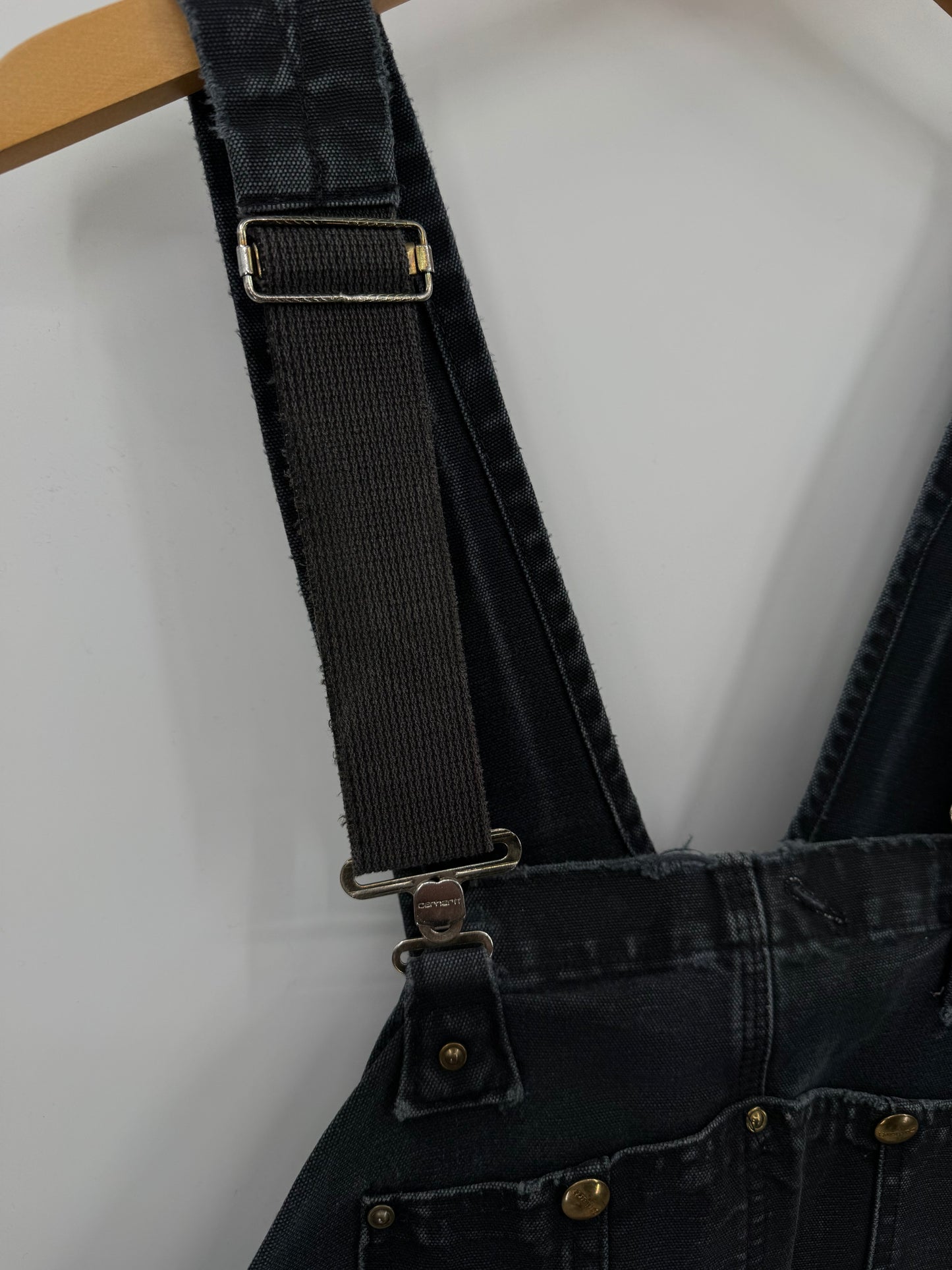 【古着】carhartt BIB OVERALL COTTON DUCK 50/32
