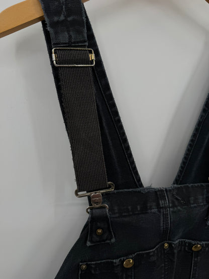 【古着】carhartt BIB OVERALL COTTON DUCK 50/32