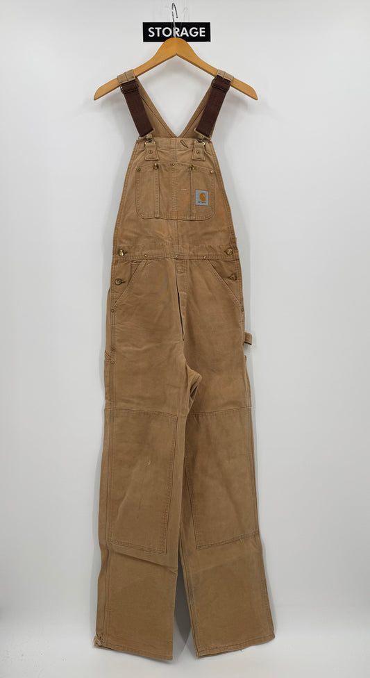 【古着】carhartt BIB OVERALL COTTON DUCK 30/34