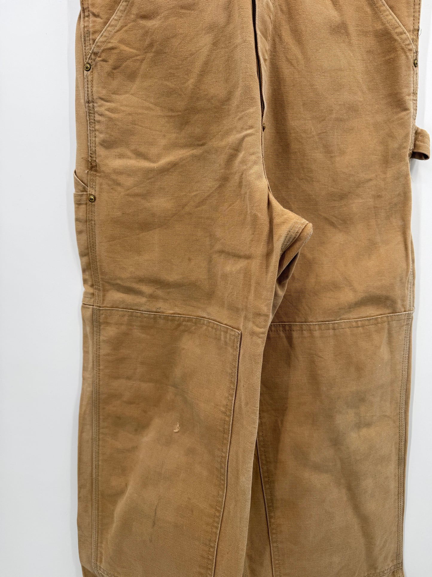 【古着】carhartt BIB OVERALL COTTON DUCK 30/34