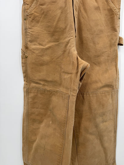 【古着】carhartt BIB OVERALL COTTON DUCK 30/34