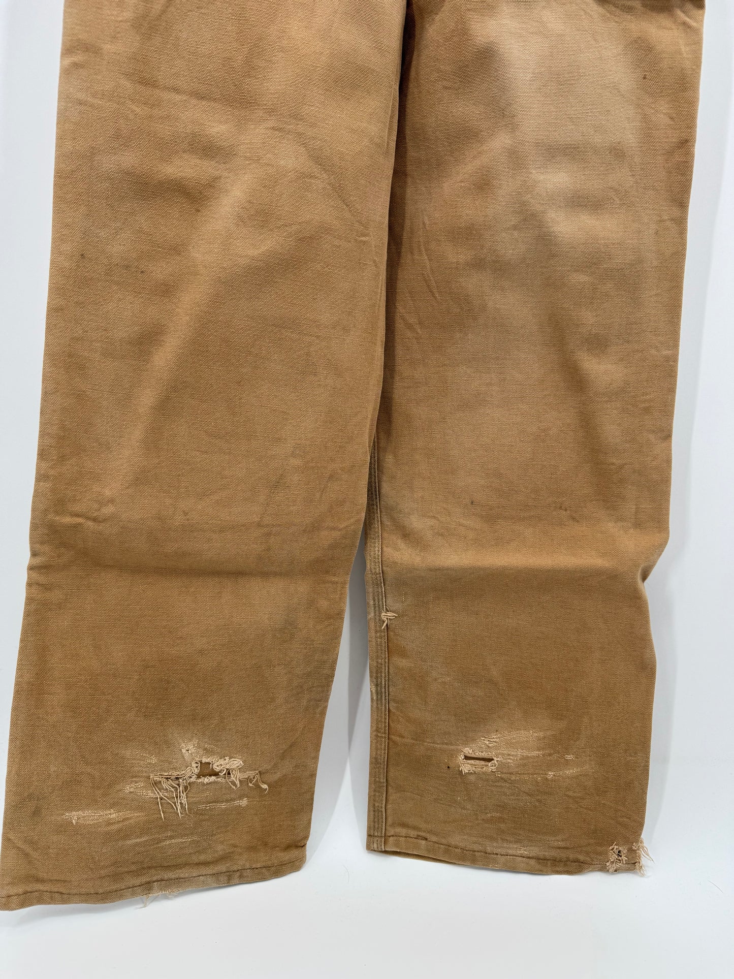 【古着】carhartt BIB OVERALL COTTON DUCK 30/34
