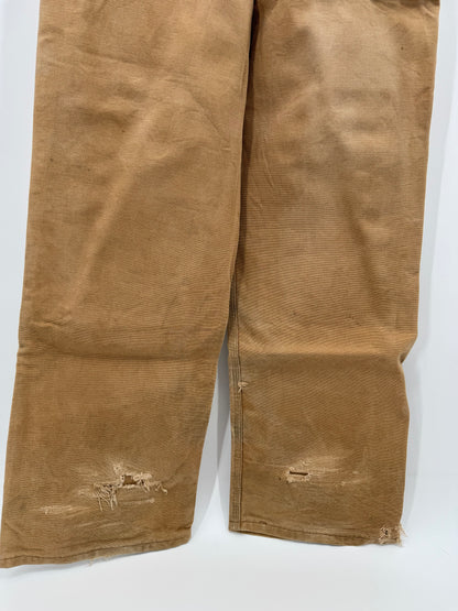 【古着】carhartt BIB OVERALL COTTON DUCK 30/34