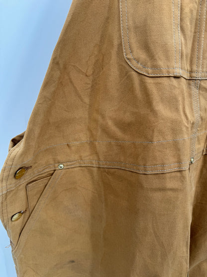 【古着】carhartt BIB OVERALL COTTON DUCK 50/30