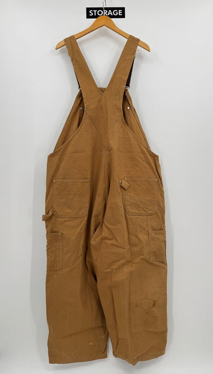 【古着】carhartt BIB OVERALL COTTON DUCK 50/30