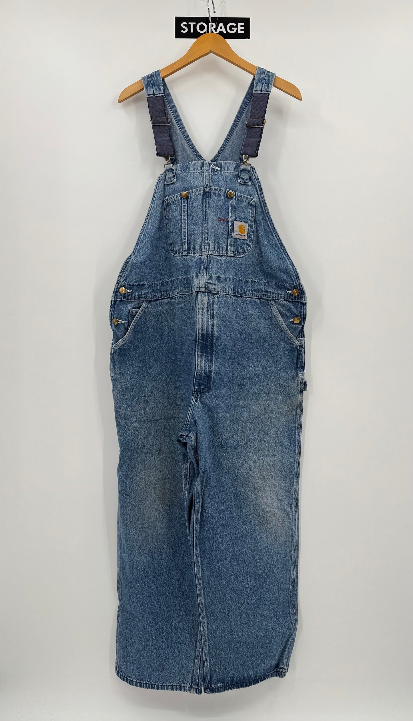 【古着】carhartt DENIM OVERALL COTTON DUCK