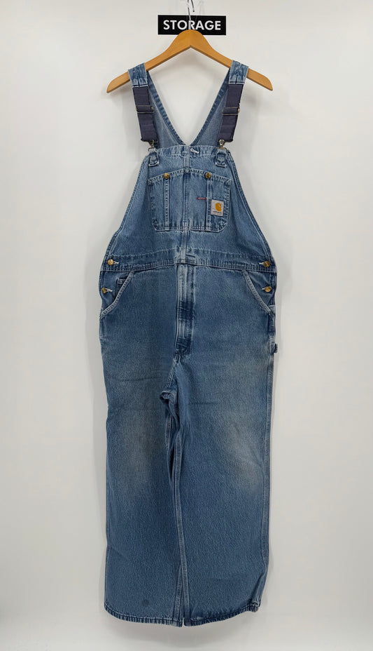 【古着】carhartt DENIM OVERALL COTTON DUCK