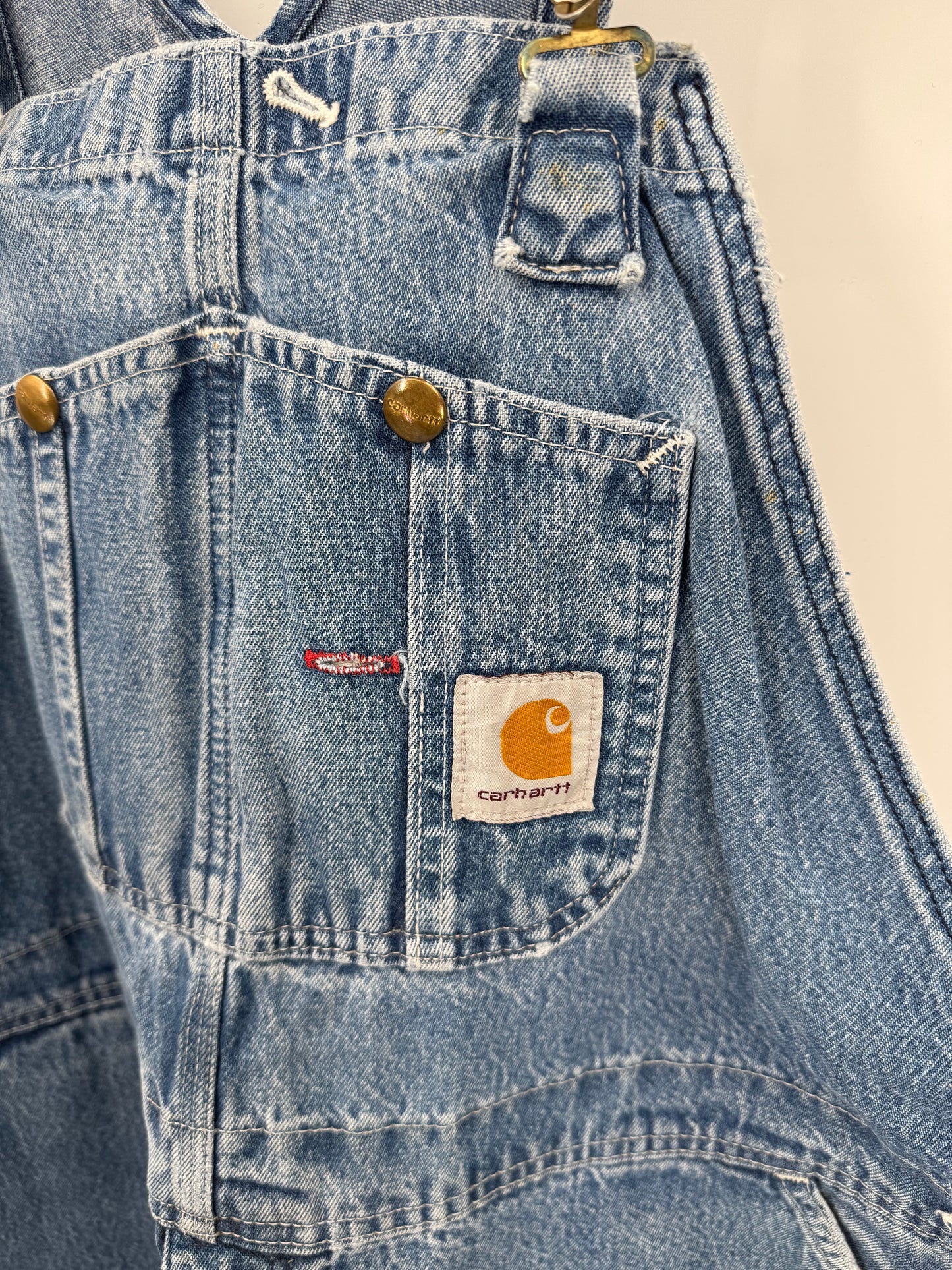 【古着】carhartt DENIM OVERALL COTTON DUCK