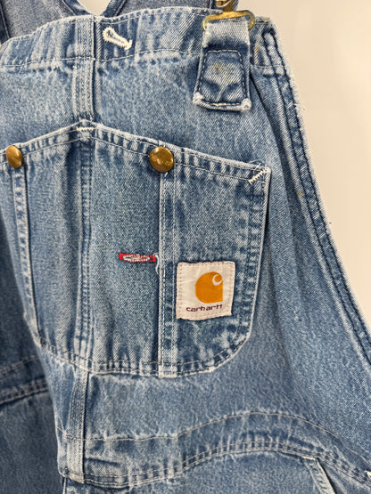 【古着】carhartt DENIM OVERALL COTTON DUCK