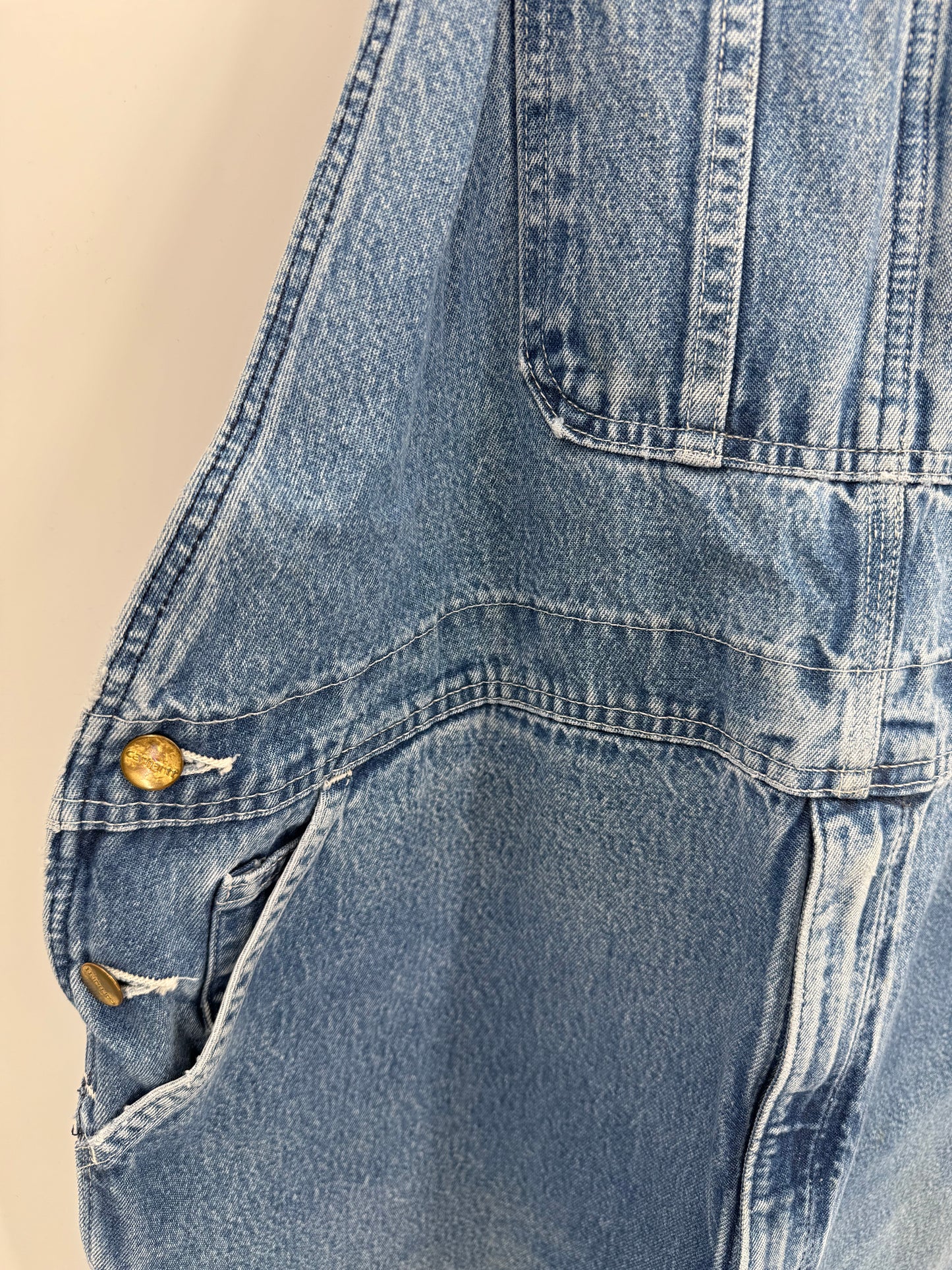 【古着】carhartt DENIM OVERALL COTTON DUCK