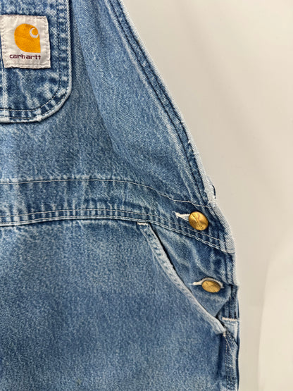 【古着】carhartt DENIM OVERALL COTTON DUCK