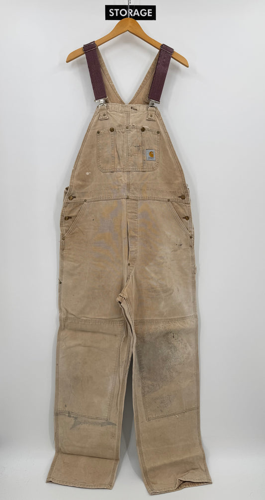 【古着】carhartt BIB OVERALL COTTON DUCK 42/36