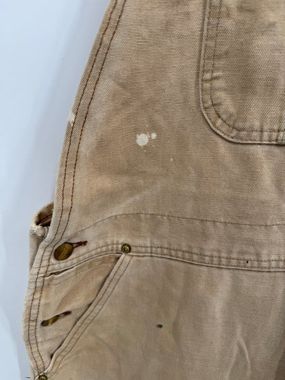 【古着】carhartt BIB OVERALL COTTON DUCK 42/36