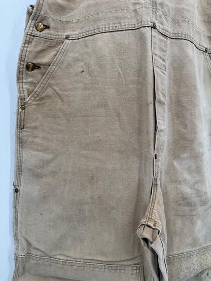 【古着】carhartt BIB OVERALL COTTON DUCK 42/36