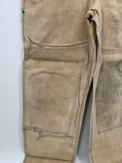 【古着】carhartt BIB OVERALL COTTON DUCK 42/36