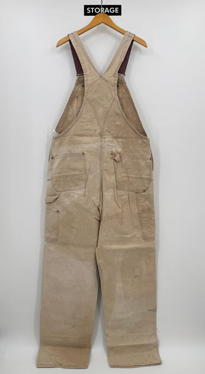 【古着】carhartt BIB OVERALL COTTON DUCK 42/36