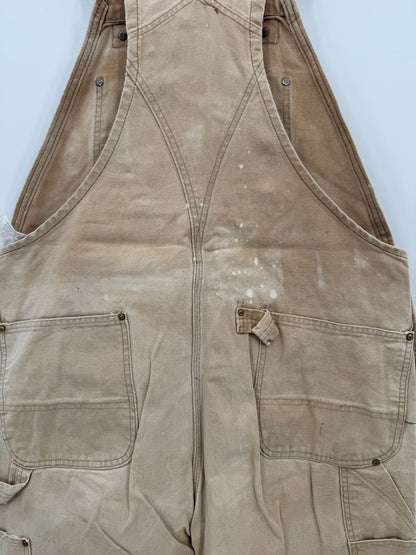 【古着】carhartt BIB OVERALL COTTON DUCK 42/36
