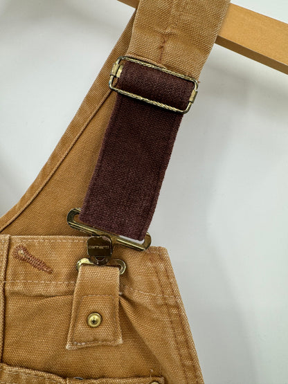 【古着】carhartt BIB OVERALL COTTON DUCK 30/34