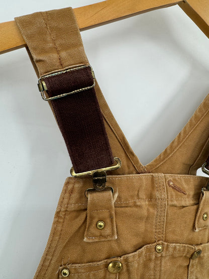 【古着】carhartt BIB OVERALL COTTON DUCK 30/34