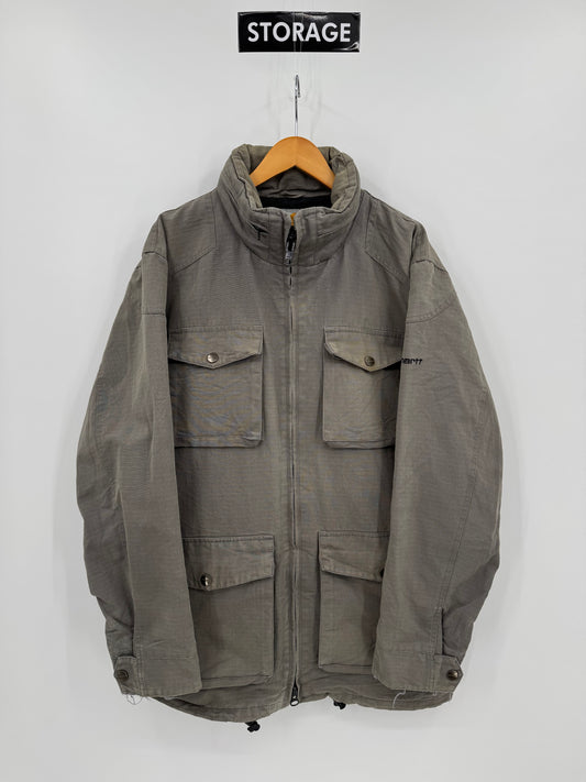 【古着】carhartt military Jacket XL