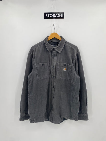 【古着】carhartt corduroy Shirt L