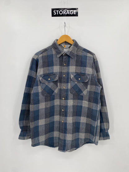 【古着】carhartt 90s Check Flannel Shirt