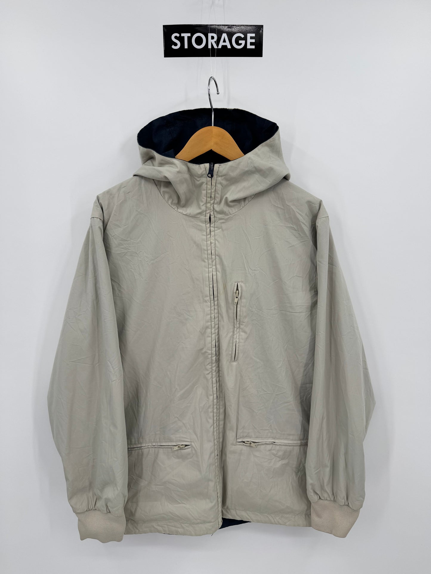 【古着】carhartt Hooded Jacket reversible M
