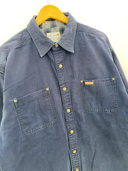 【古着】carhartt Duck Work Shirt Jacket XL TALL