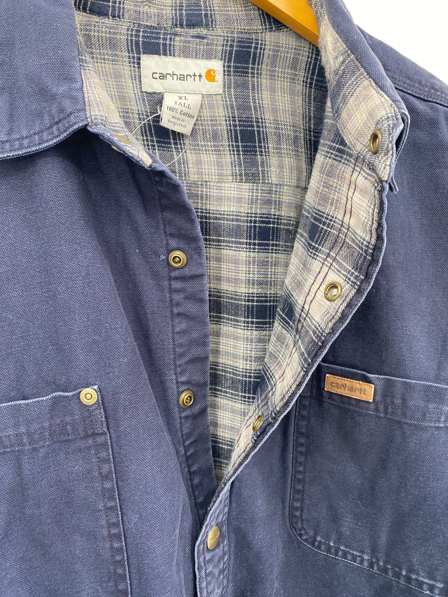【古着】carhartt Duck Work Shirt Jacket XL TALL