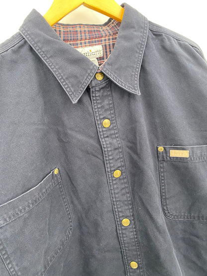 【古着】carhartt Duck Work Shirt Jacket 3XL