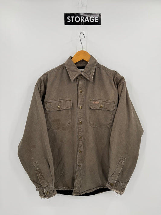 【古着】carhartt Heavyweight Cotton Fleece Shirt S