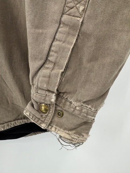 【古着】carhartt Heavyweight Cotton Fleece Shirt S