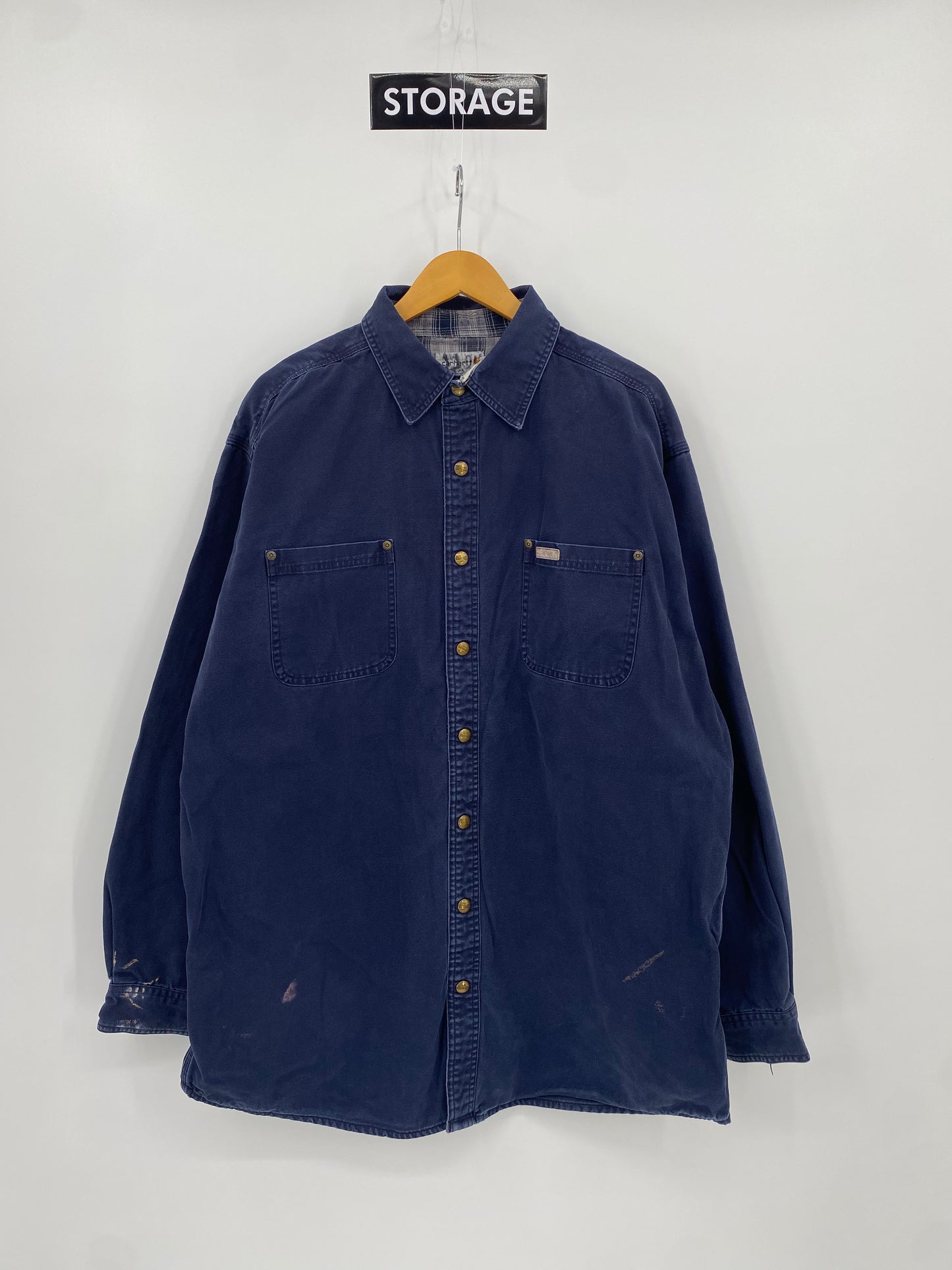 【古着】carhartt Duck Work Shirt Jacket XL TALL