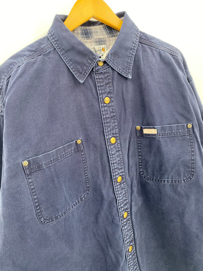 【古着】carhartt Duck Work Shirt Jacket XL TALL
