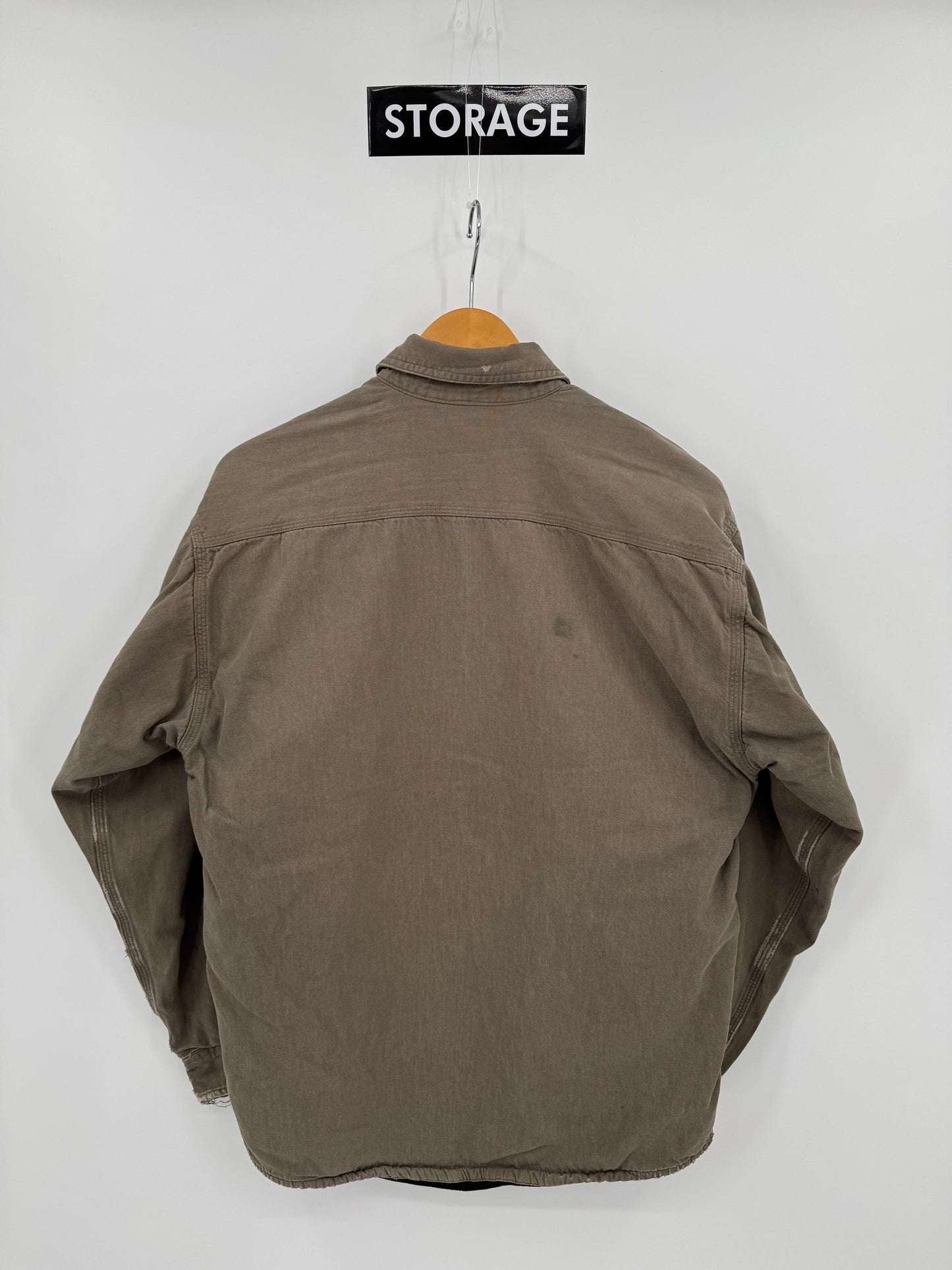 【古着】carhartt Heavyweight Cotton Fleece Shirt S